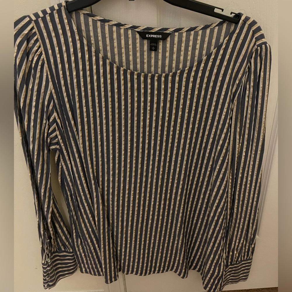 Express striped blouse